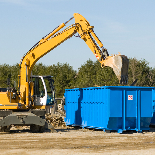 what size residential dumpster rentals are available in Pleasant Plains MI